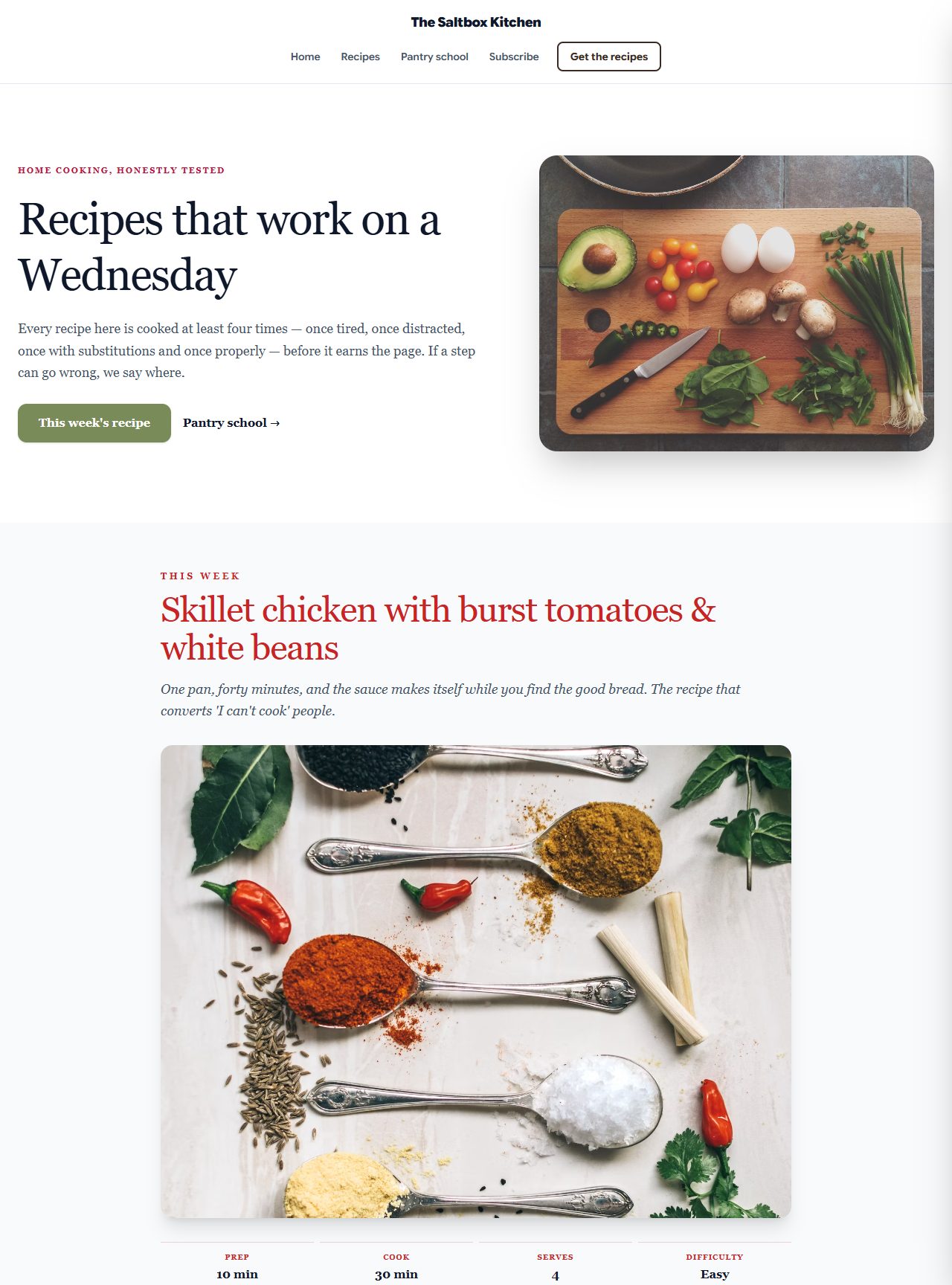 Recipe Blog